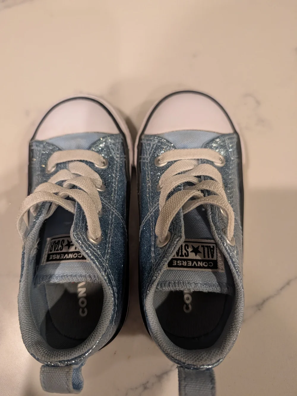 Converse Kids Sky Blue Low Top Sneakers